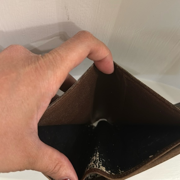 Louis Vuitton Damier Brown Mens Canvas Bi-Fold Wallet Sentential Edition - Picture 8 of 10